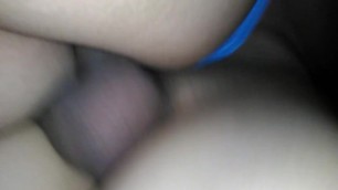 Wet pussy cumming on dick