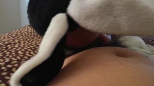 Sissy boy sucking my tiny dick !