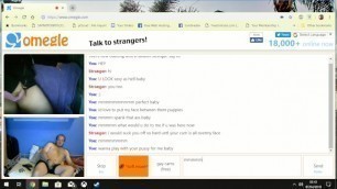 horny slut with big tits makes daddy cum on omegle