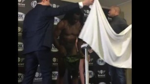 Sokoudjou Boxer Naked Boxing Weigh In Exposed (w/ Slow Mo)