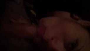 Deepthroat suck by redhead milf