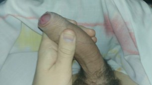 Moaning first foreskin pulling out