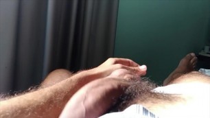 Playing with dick in slow motion