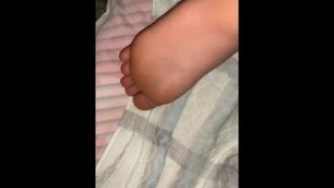 sleeping   feet