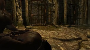 Skyrim Horny Black Warriors underground jail 3