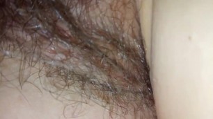 Wife's Pussy Whilst Resting in Bed - Unaware