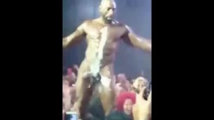 Black stripper with huge cock