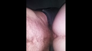 Dad likes to watch his dick move inside me