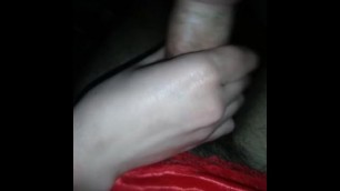 Wife jerks sissy husband