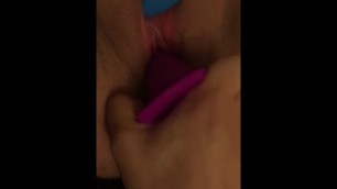 Toying my girlfriends pussy