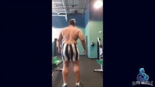 SexyMuscleGod - Off-Season Posing Practice (Beefy bodybuilder Hung huge)