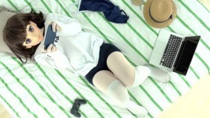 Kigurumi Playing Mobie Game