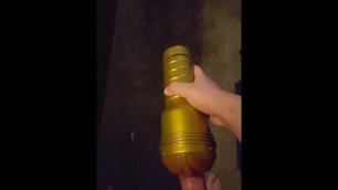 Fun with my fleshlight, first video