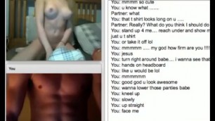 teen gets horny on chatroulette
