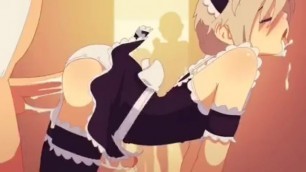 Sexy trap maid get allowed in the ass