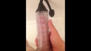 Penis Pump Cumshot