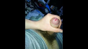 Late night jerk and cumshot