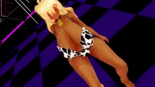 Cow Bikini Dancer strip