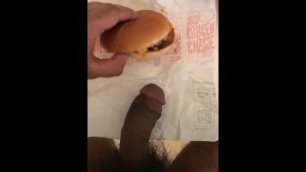 Fucking a McDonald’s cheeseburger 4chan trips dares