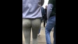Candid Juicy Little Ass Jiggling In The Streets Part 1
