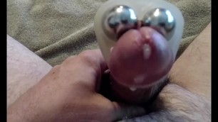 Head and frenulum teasing wi light finger strokes and steveohtoys cockring