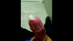 Ruined orgasm in condom, then another one