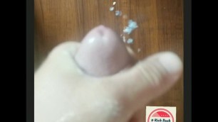 Masterbating solo Male with cum shot!
