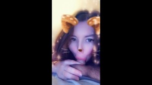 Step Sister Suck On Snapchat