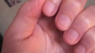 Deborah hands fetish longs nails vs nails biting hot asmr handworship