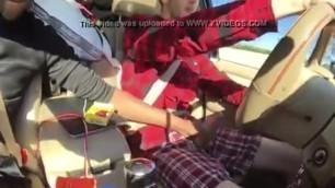 Helping hand in car