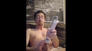 First Time Using Hitachi Wand On My Dick On Camera Vegaslife486