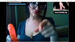 Huge cock horny reactions from random chicks on adult video chat