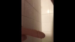 Fucking my dildo in the shower