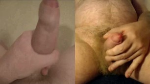 Big Squirt Of Precum On Skype.