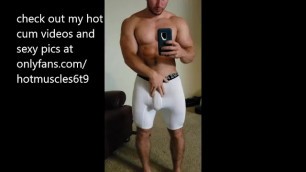 Hotmuscles6t9 compression shorts video!