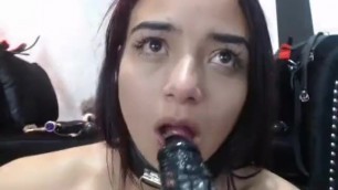 I love Chocking on Black Cock