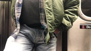 Public Daddy Bulge - [no cum]