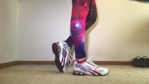 Galaxy Leggings with Athletic Works sneakers