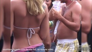 hot girls getting their bare tits painted in public on duval street fantasy