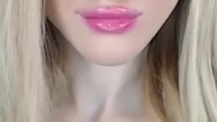 Patricia Goddess sexy lips close-up Compilation