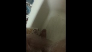 Small dick soapy masturbation