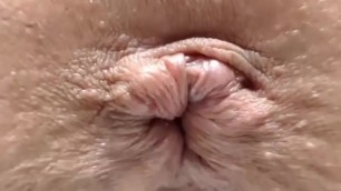 Creampie from my vagina and close up with my butt hole