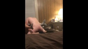 Woke milf up with anal pounding