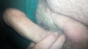 hairy morning touch cock and balls