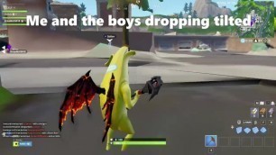 Bananas Bouncing in Tilted Towers