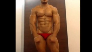 Young Muscular Stud Shares his hot perfect primed fuck-ready body
