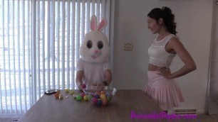 Easter Bunny Eats Rennadel Ryders Pussy