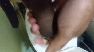 Uncut Rican Cock Pissing