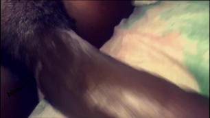 Massive black cock giving bed strokes and cumming hard back to back