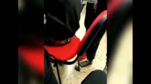 Young guy throws his cock at his classmate's face